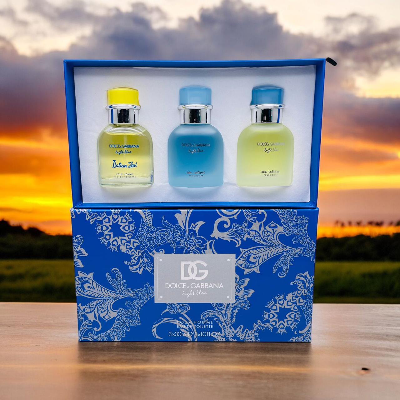 dolce & gabbaana kit light blue dolce & gabbaana original set Combo (3x30 ML)