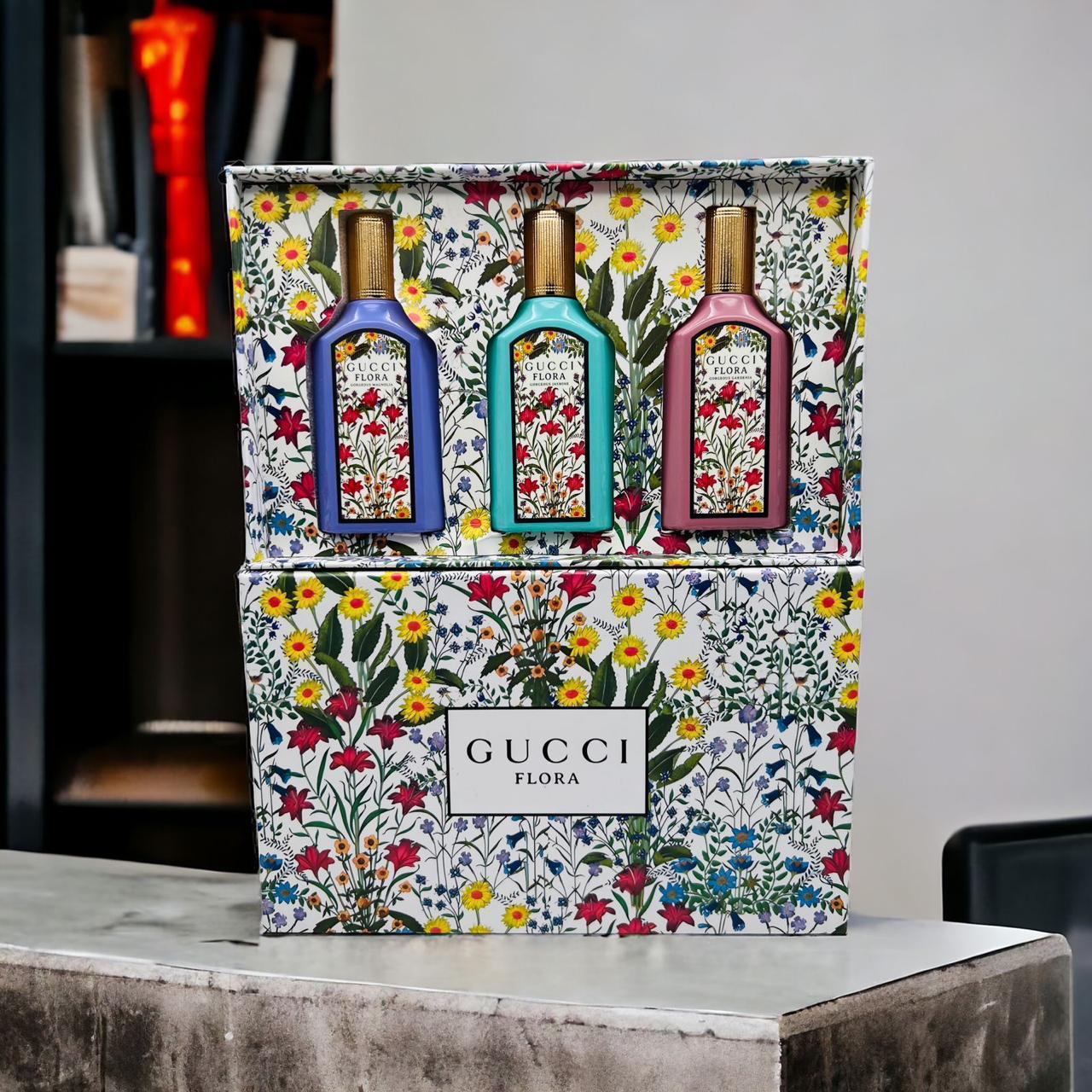 Guccii Flora Luxury Perfume Gift set combo (3 x 30ML)