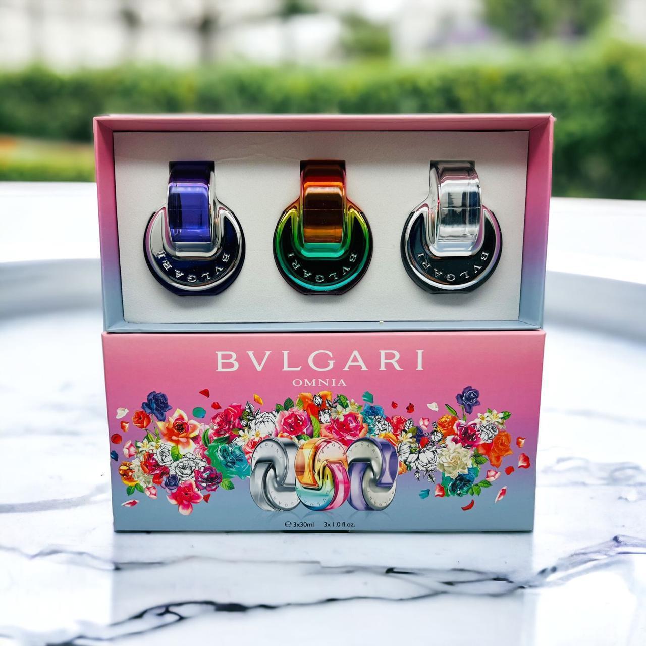 Bvlgarii omnia Branded Luxury Perfume gift set combo (3 x 30ML)