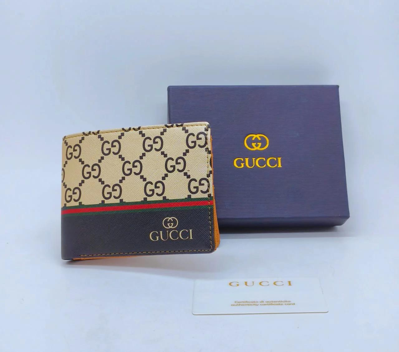 Guccis Leather Heavy Quality Latest wallet For Man