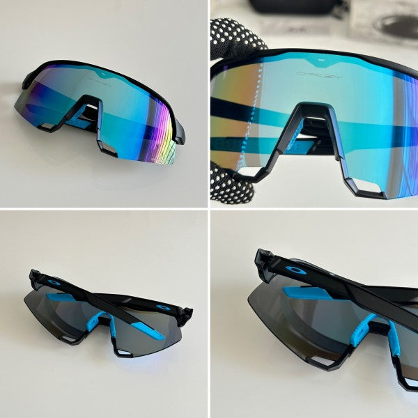 Oaklley Black And Blue Sunglasses