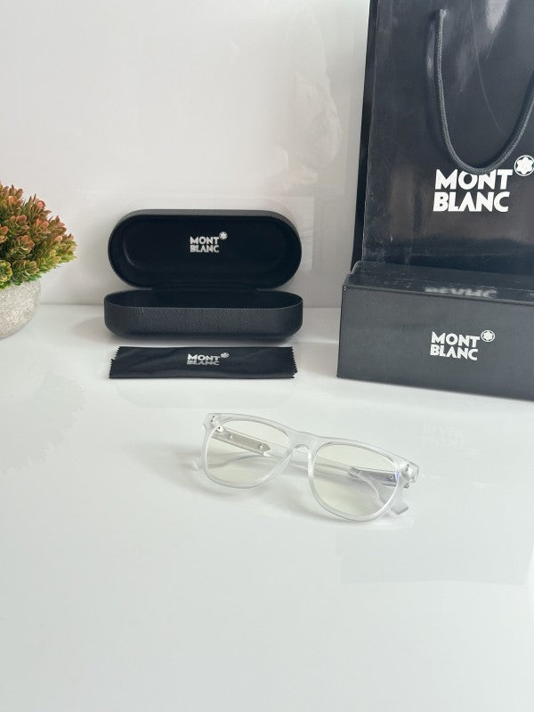 Mont Blancc Transparent Unisex Sunglasses
