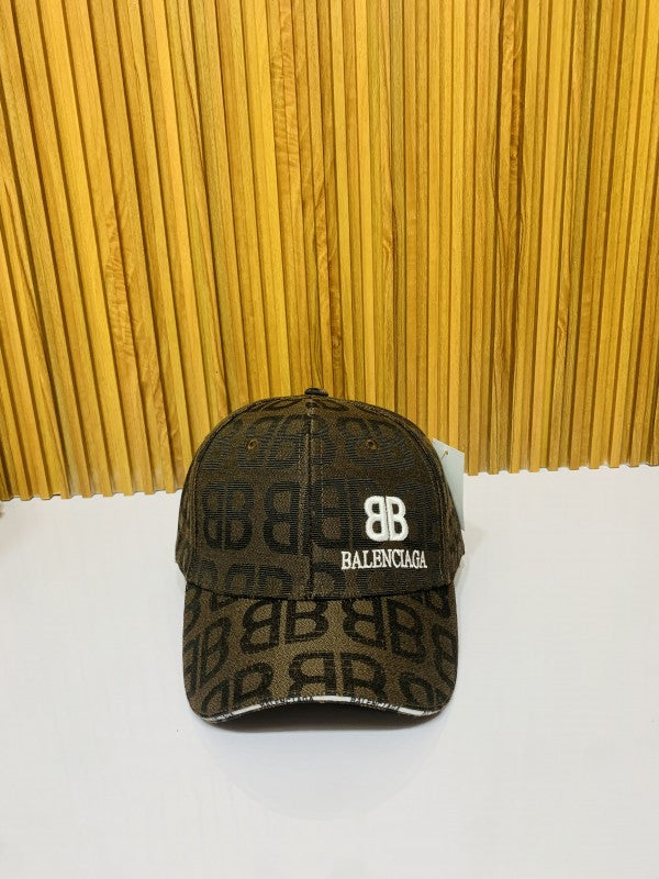 BALENCIIAGA FULL BROWN PRINTED PREMIUM QUALITY CAP