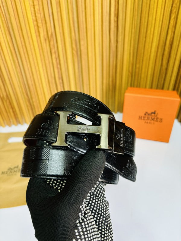 HERMESS PRINTED PREMIUM QUALITY REVERSIBLE BELT
