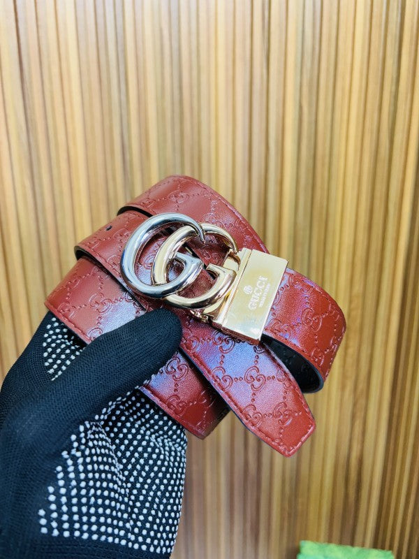 Guccci Printed Premium Quality Reversible Belt