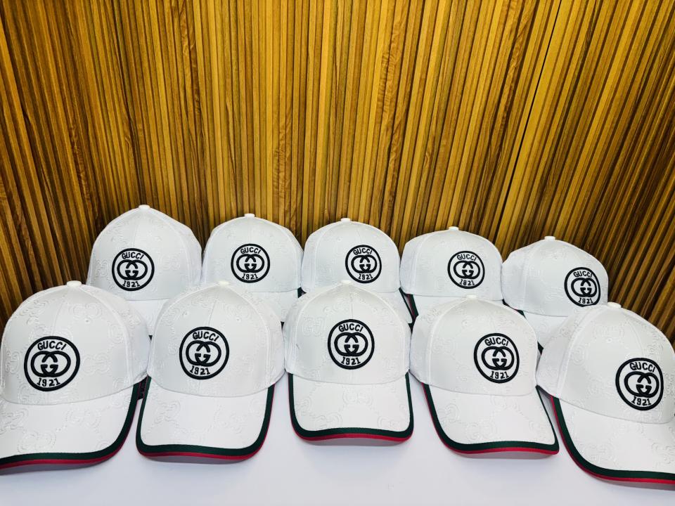 GUCC I WHITE PREMIUM QUALITY CAP