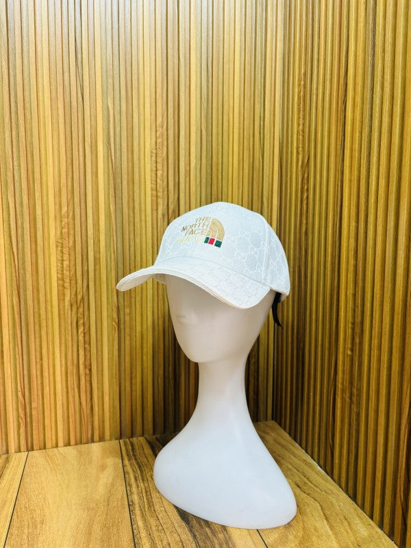 GUCC I THE NORTH FAC E WHITE PREMIUM QUALITY CAP