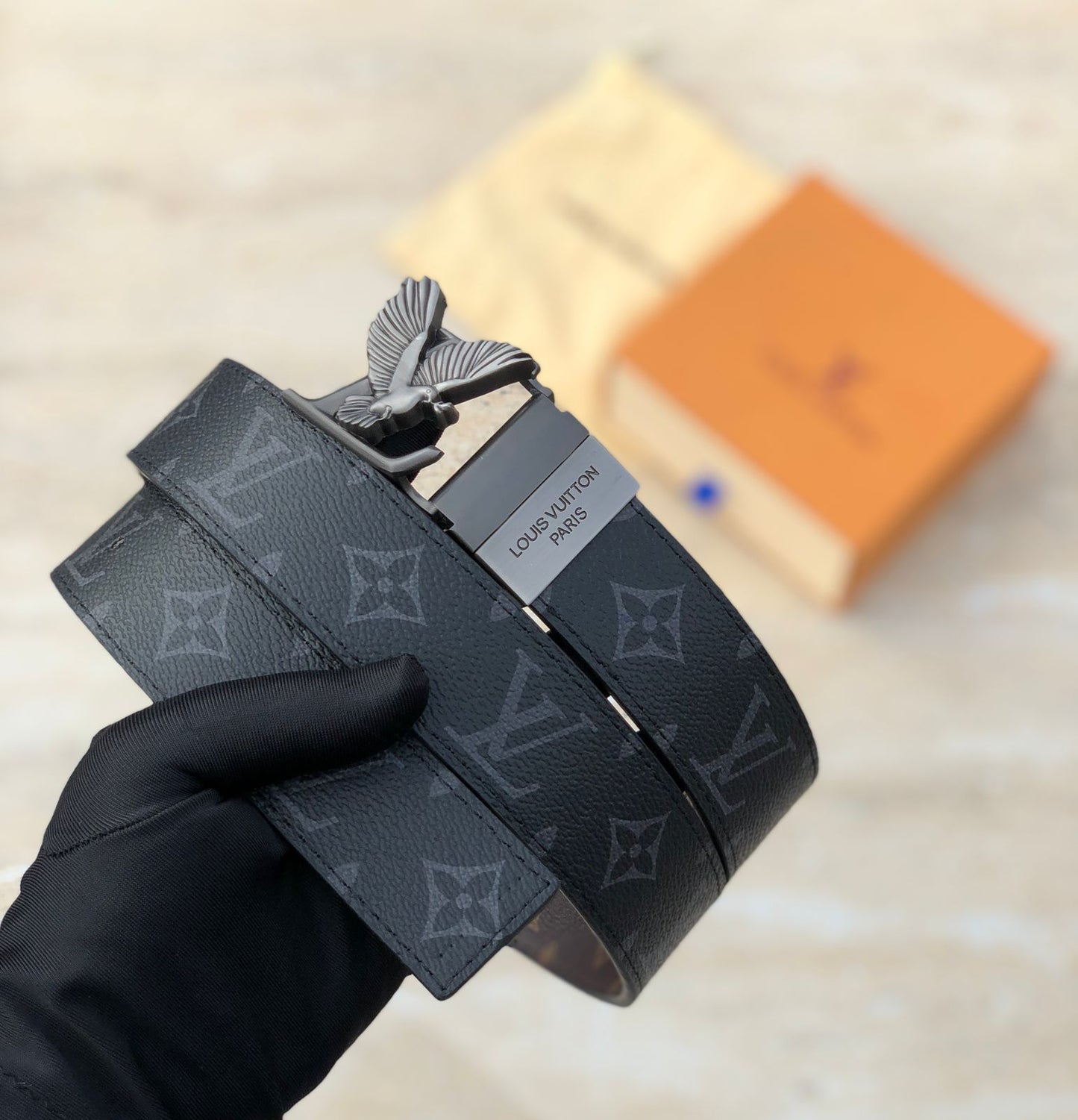 LOUIS VUIITTO N PRINTED PREMIUM QUALITY BELT