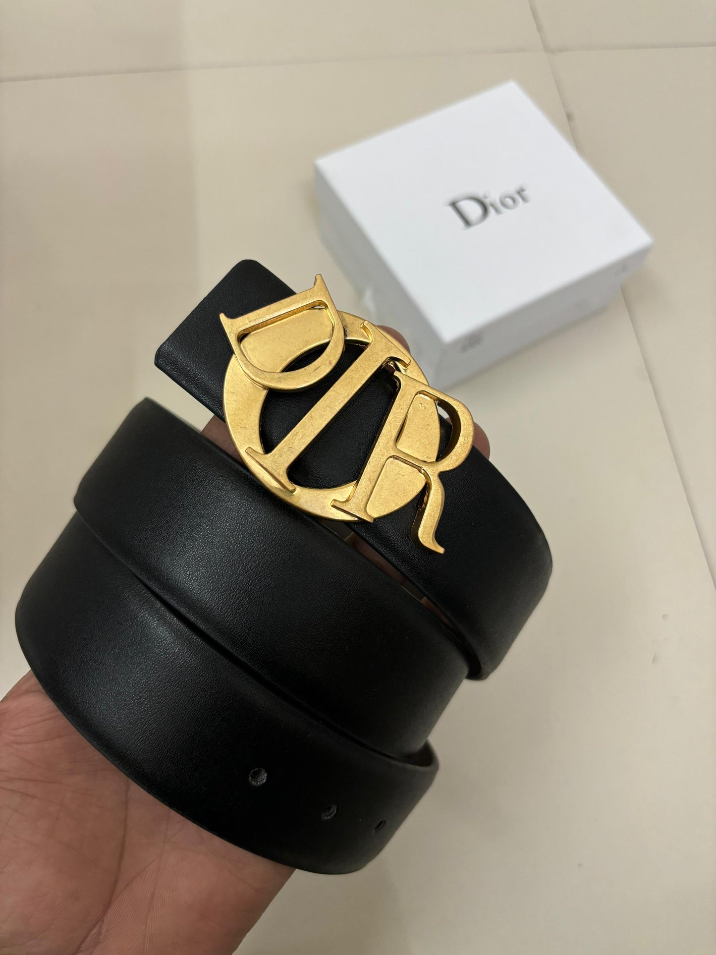 DIO R GOLDEN AND BLACK PREMIUM BELT FOR MEN