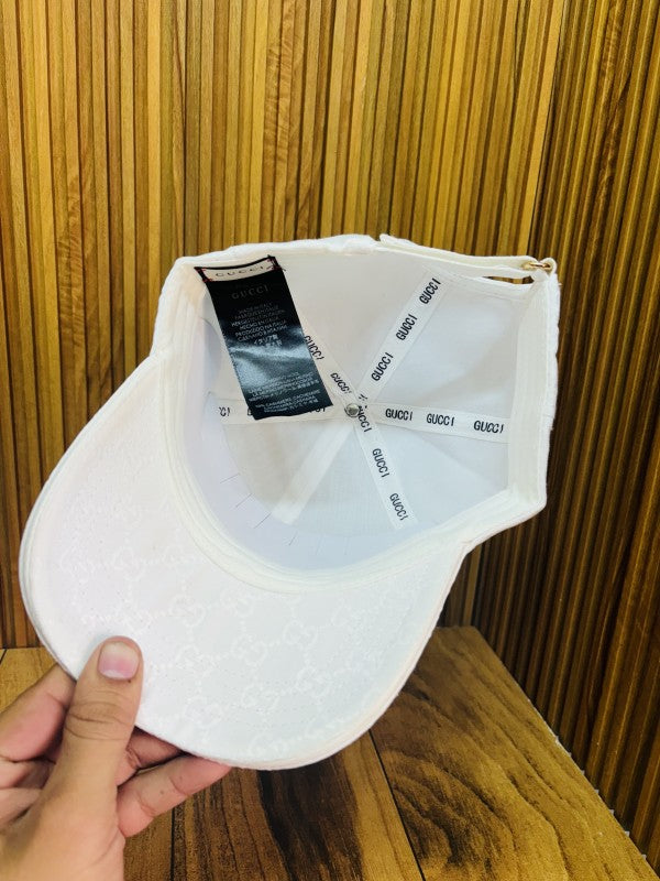 GUCC I THE NORTH FAC E WHITE PREMIUM QUALITY CAP